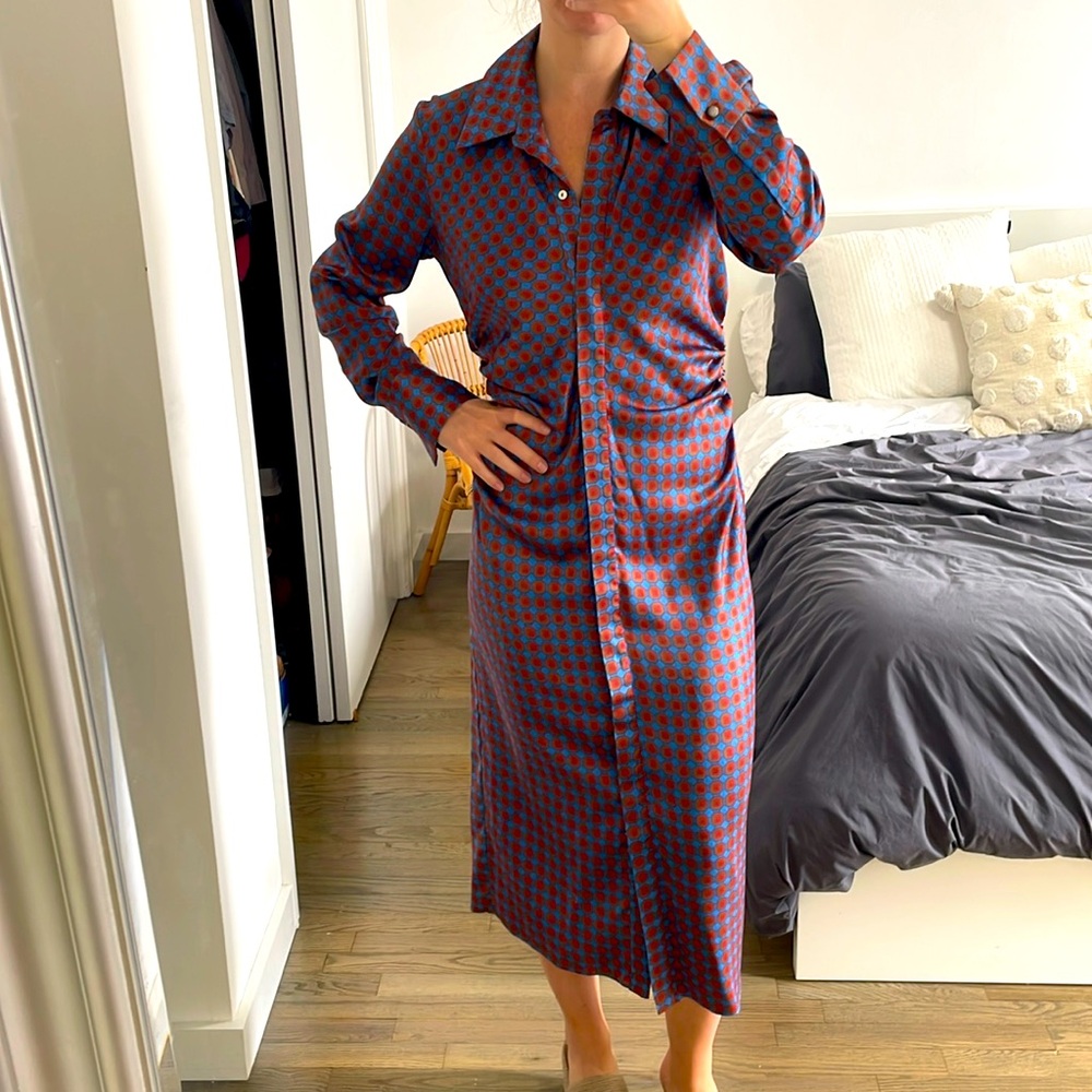 Unique long-sleeve dress, never been worn